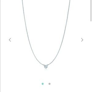 Authentic Tiffany diamond necklace